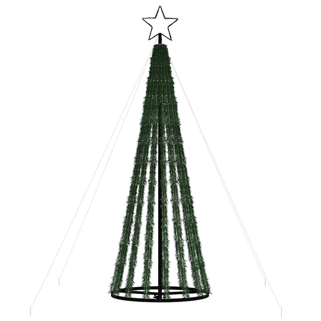 Vidaxl Árbol De Navidad Led 275 Leds Blanco Cálido 180 Cm_4