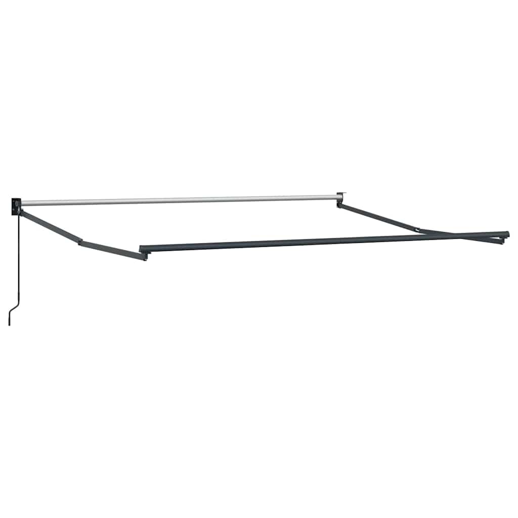 Toldo Retráctil Rojo 350 X 250 Cm 100% Poliéster Y Aluminio_4