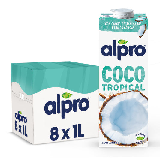 Pack 8x Bebida de Coco Alpro 1 Litro