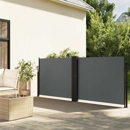 Vidaxl Toldo Lateral Retráctil Gris Antracita 100x1000 Cm_1