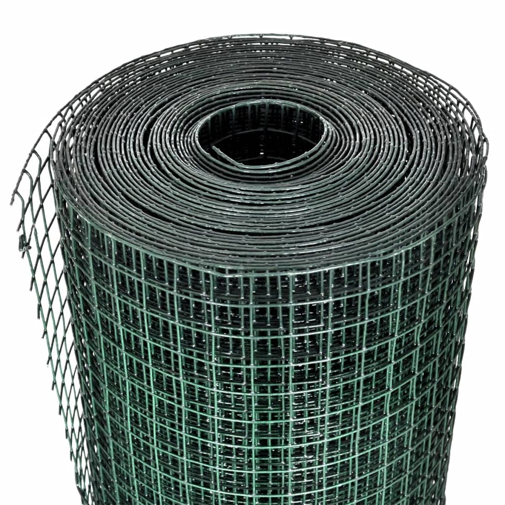 Alambrada Gallinero Galvanizada Recubrimiento Pvc Verde 25x1 M / Vetonek_2
