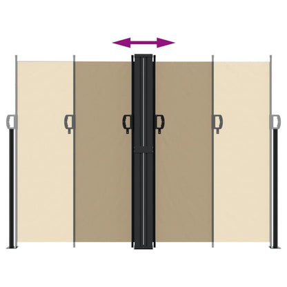 Vidaxl Toldo Lateral Retráctil Beige 180x1000 Cm_4