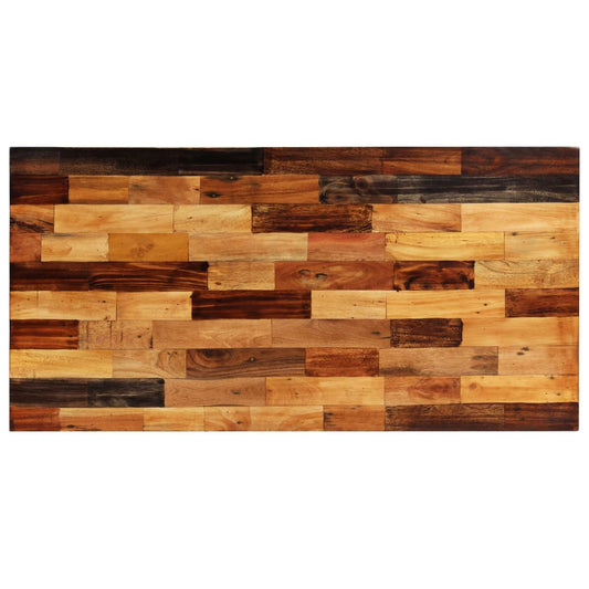 Mesa De Bar De Madera Maciza Reciclada 120x60x106 Cm_0