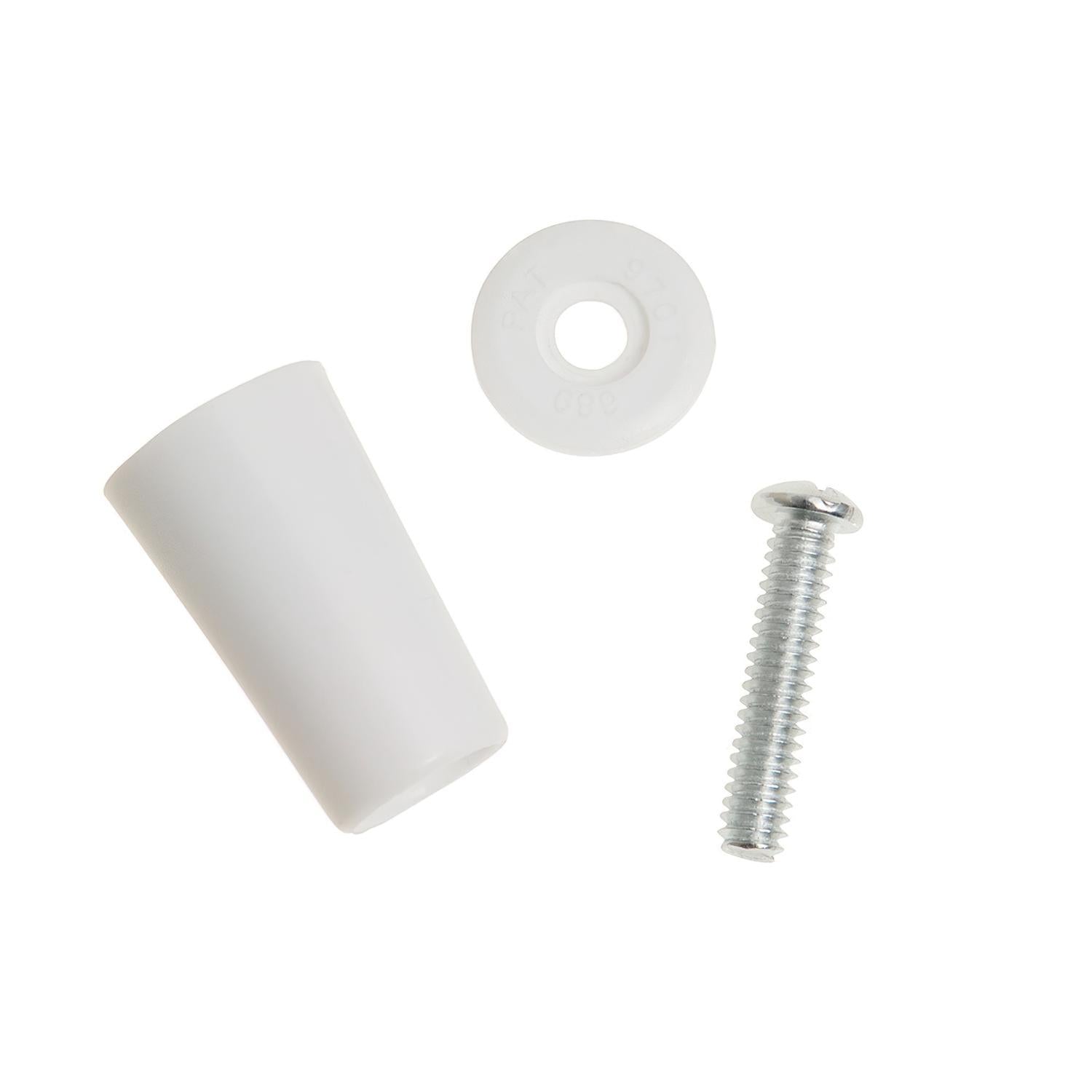 Tope Persiana Con Tornillo 40 Mm. Blanco_3