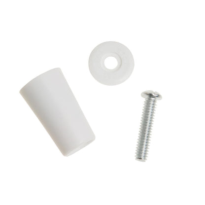 Tope Persiana Con Tornillo 40 Mm. Blanco