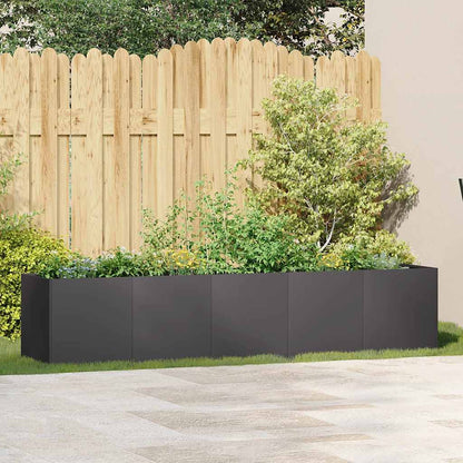 Jardinera Negra 200x40x40 Cm Acero Laminado En Frío_2