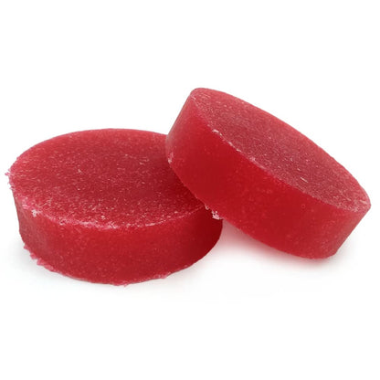 4 Esponjas Jabonosas Varios Usos. Aroma Fresa. Ideal Para Viaje O Gym. Todo Tipo De Piel. Con Aceite De Rosa Mosqueta_3