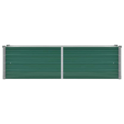 Arriate De Jardín De Acero Galvanizado Verde 160x40x45 Cm_3