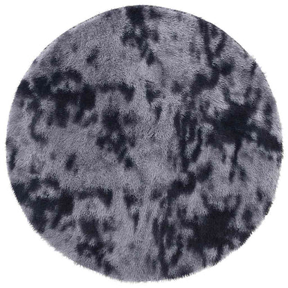 Vidaxl Alfombra De Pelo Largo Navarra Gris Oscuro 160x160 Cm Poliéster_0