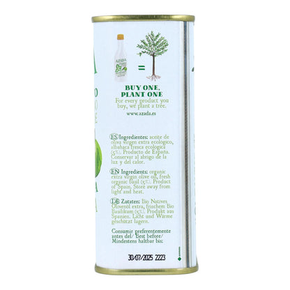 Aceite de Oliva y Albahaca Eco Azada 225 ml