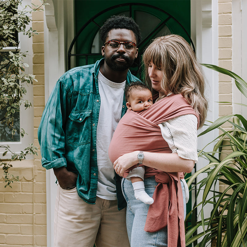 Fular Elástico Portabebé, Boba Wrap Dusty Pink