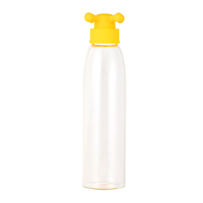 Botella De Agua 500ml Borosilicato Tapa Amarillo De Grifo Colección Rainbow_0
