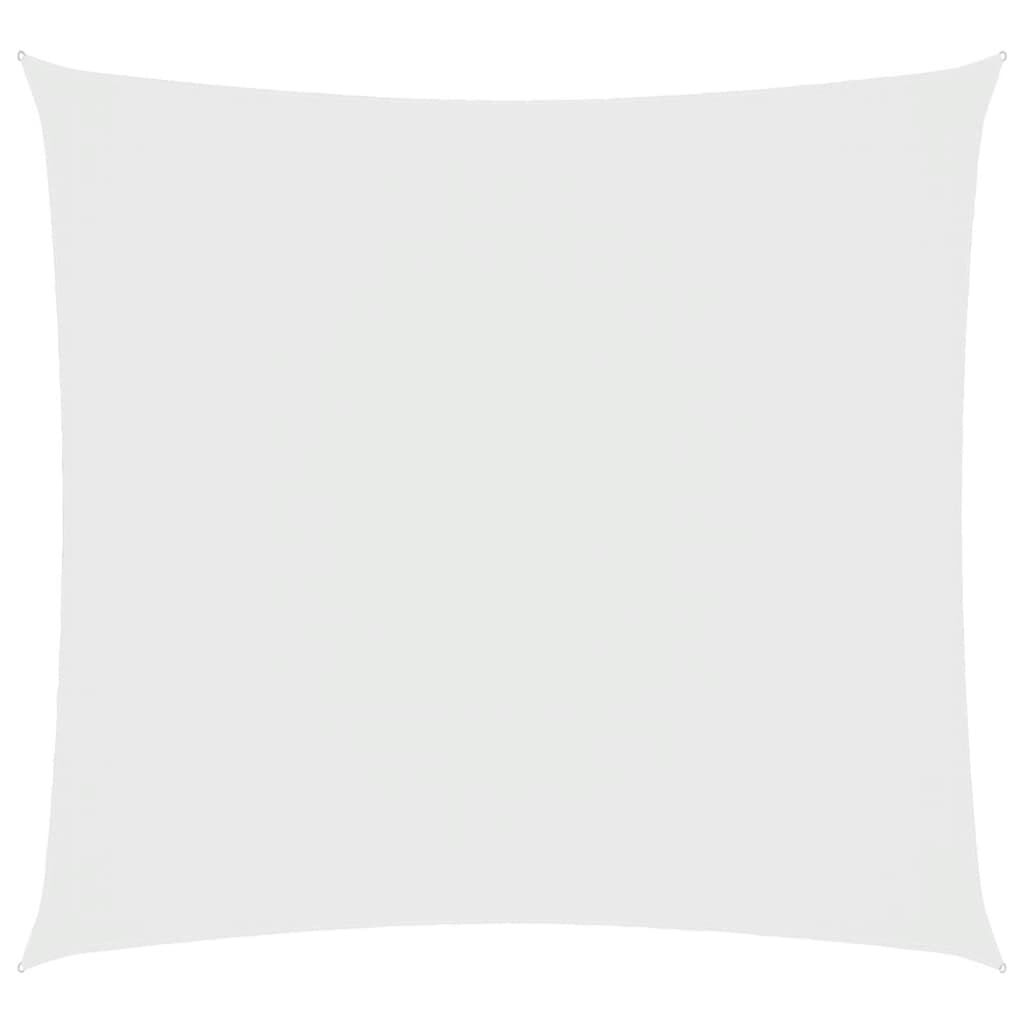 Vidaxl Toldo De Vela Cuadrado Tela Oxford Blanco 7x7 M_0