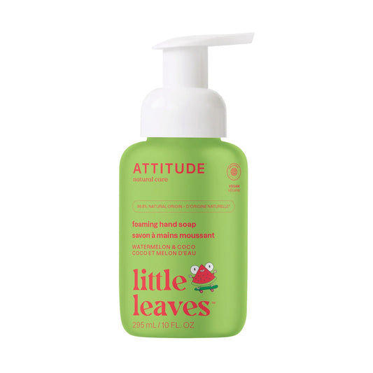 Super Leaves Kids Jabón de manos espumoso para niños Sandía y coco Attitude 295 ml