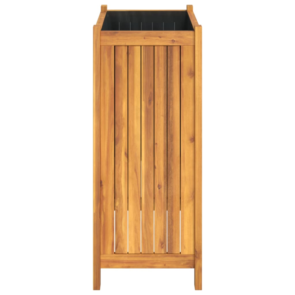 Jardinera Con Forro Madera Maciza De Acacia 54x31x75 Cm_5