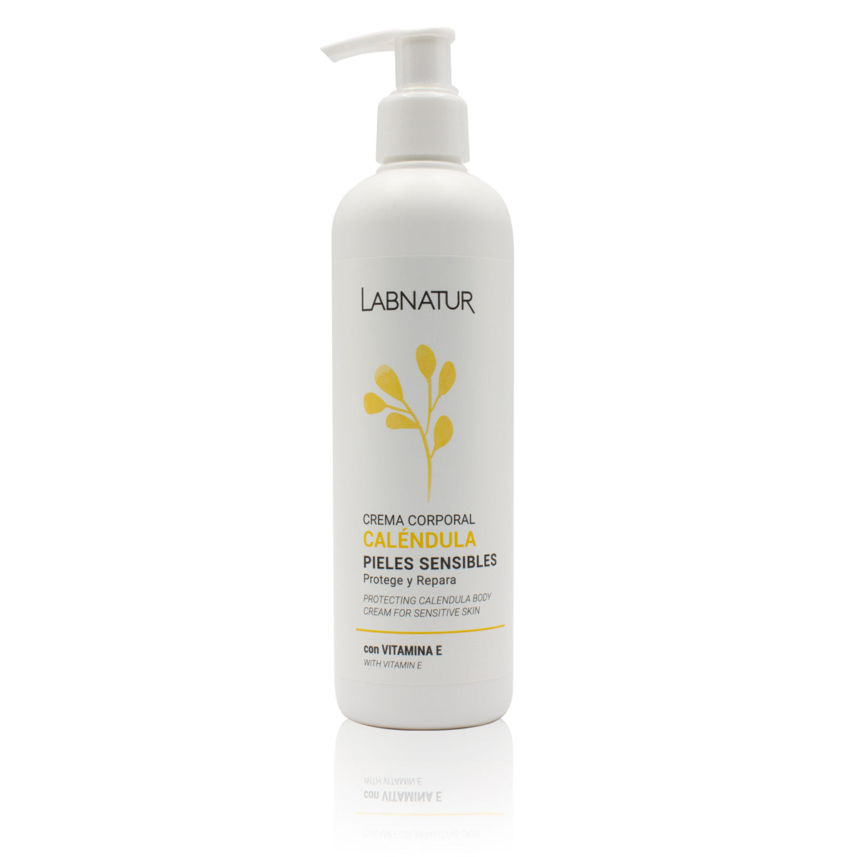 Crema Corporal de Caléndula Labnatur 400 ml | Hidrata, Calma y Protege | Piel Sensible y Delicada | Uso Diario | Vegano_0