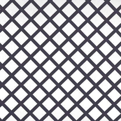 Celosía Pvc 48mm Negro - Ideal Para Decorar Y Separar Ambientes 1x2 M / Color_1