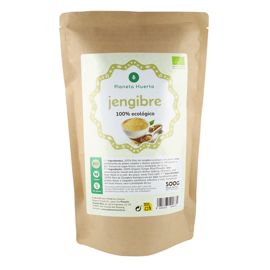 Jengibre en polvo ECO Planeta Huerto 500 g