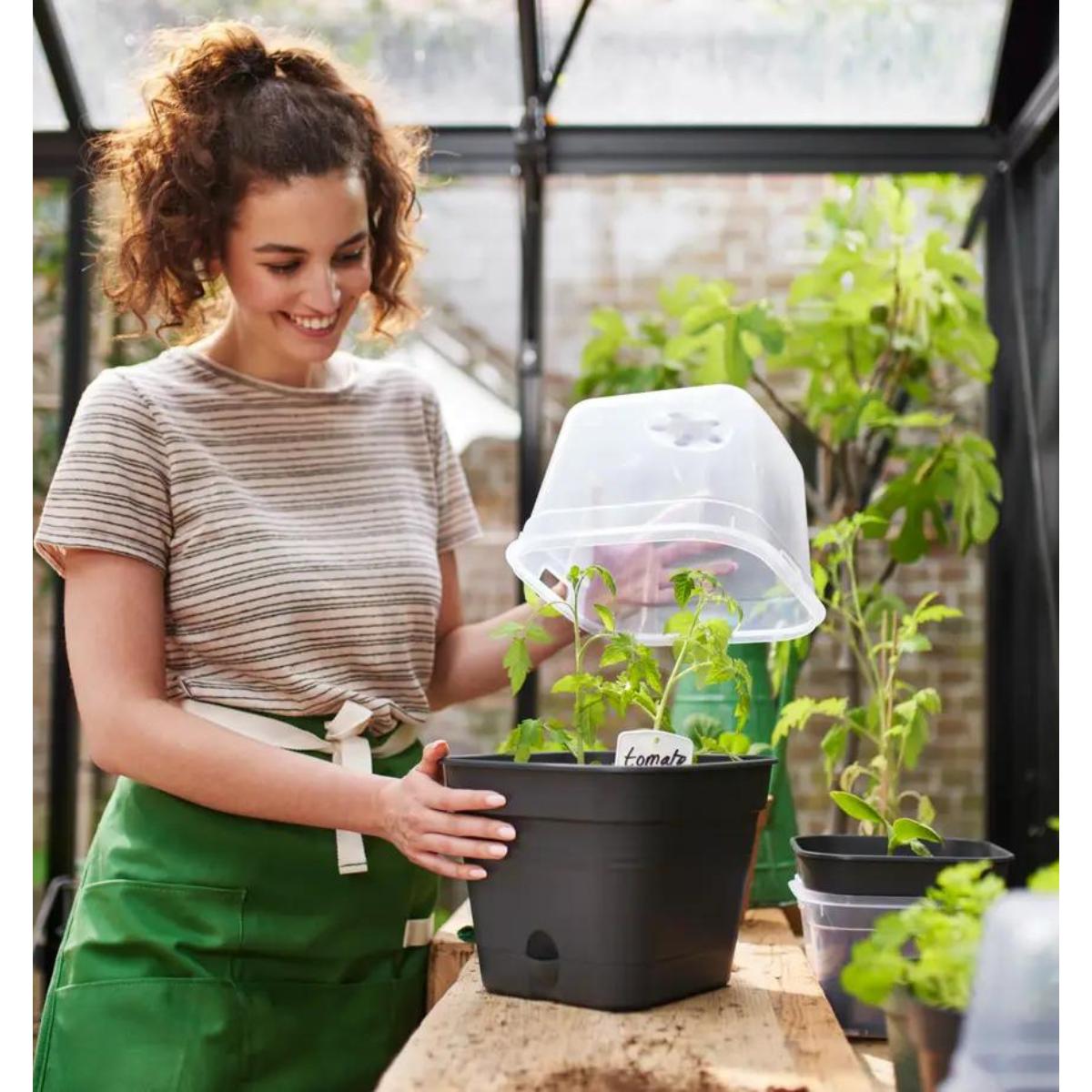 Maceta de cultivo Green Basics Elho Antracita 30 cm