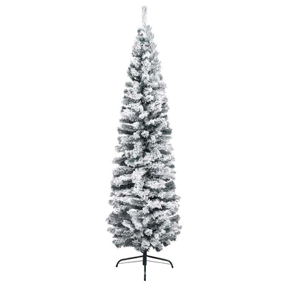 Vidaxl Árbol De Navidad Preiluminado Con Luces Y Bolas Verde 210 Cm_1