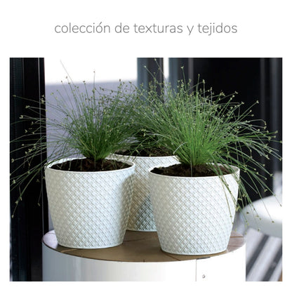 Maceta Wheaty 1l., Dimensiones (mm) 128x128x112, Color Antracita_1