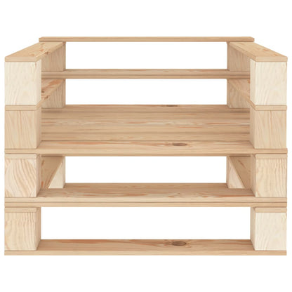 Vidaxl Juego De Muebles De Palets Para Jardín 5 Piezas De Madera_3
