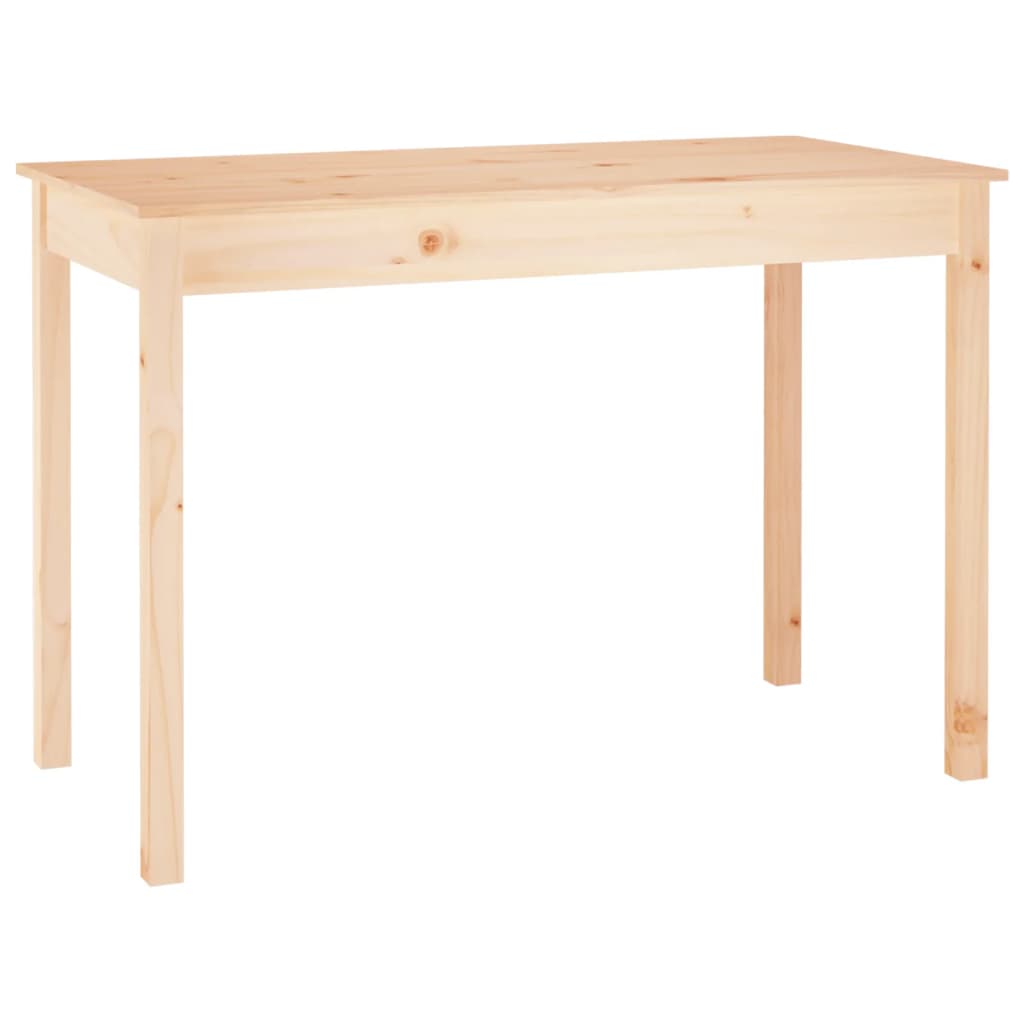 Mesa De Comedor Madera Maciza De Pino 110x55x75 Cm_0