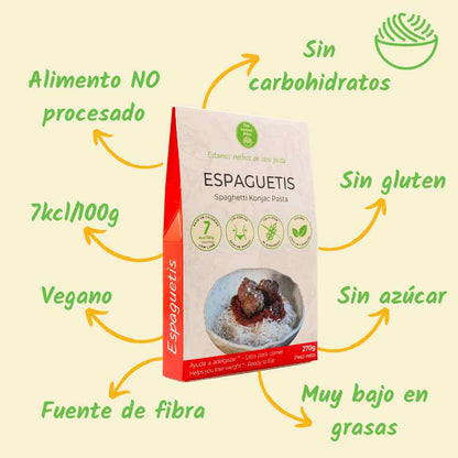 Espaguetis de konjac The Konjac Shop 270g