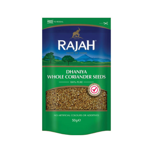 Semillas de cilantro Entero (Dhaniya) Rajah 50 g