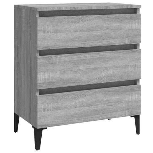 Vidaxl Aparador De Madera Contrachapada Gris Sonoma 60x35x69 Cm / Vetonek_0