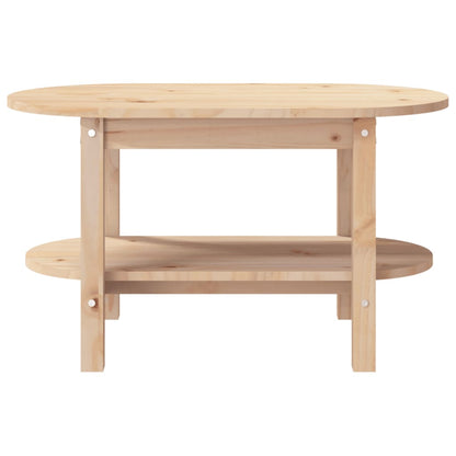 Mesa De Centro De Madera Maciza De Pino 80x45x45 Cm_3