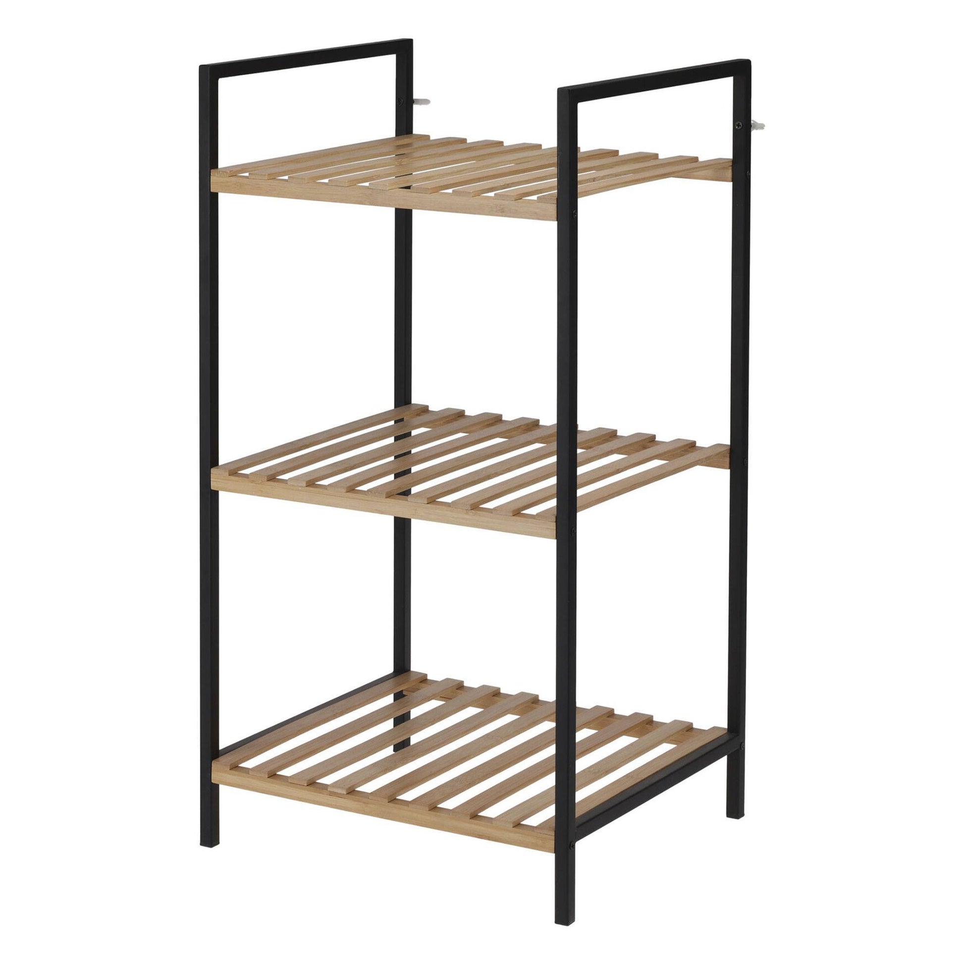 Well Home Estantería Para Baño Con 3 Estantes 38x32,5x70cm