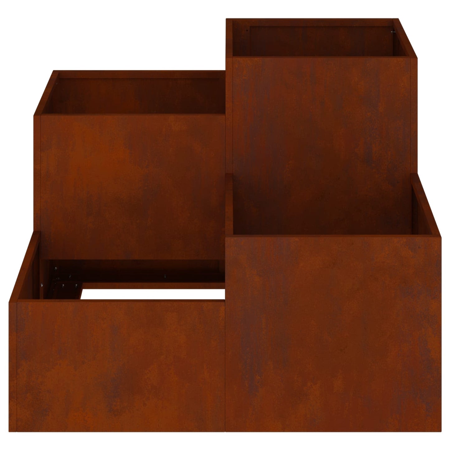 Maceta Para Jardín Oxidado 80 X 80 X 60 Cm Acero Autopatinable_4