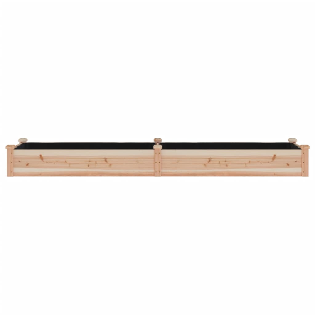 Jardinera Arriate Con Forro Madera Maciza Abeto 240x60x25 Cm_3
