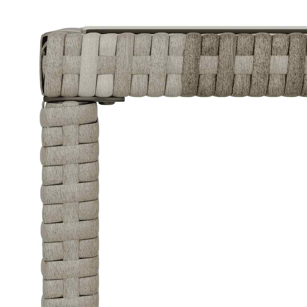 Vidaxl Set De Muebles De Jardín 4 Pzas Y Cojines Ratán Sintético Gris_4