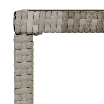 Vidaxl Set De Muebles De Jardín 4 Pzas Y Cojines Ratán Sintético Gris_4