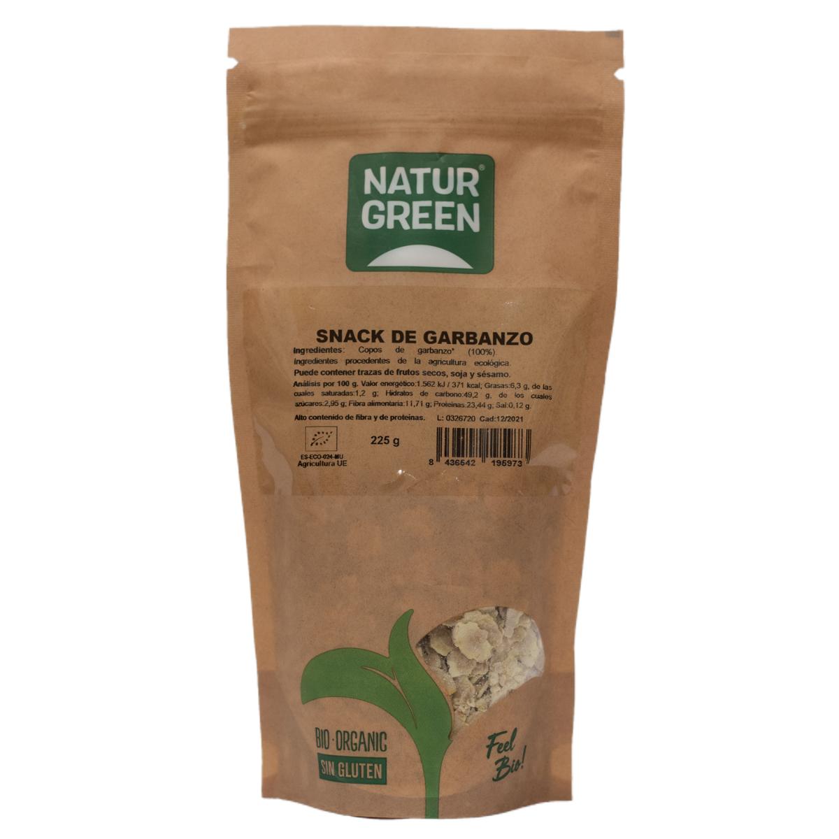 Copos de Garbanzo BIO Naturgreen 225 g