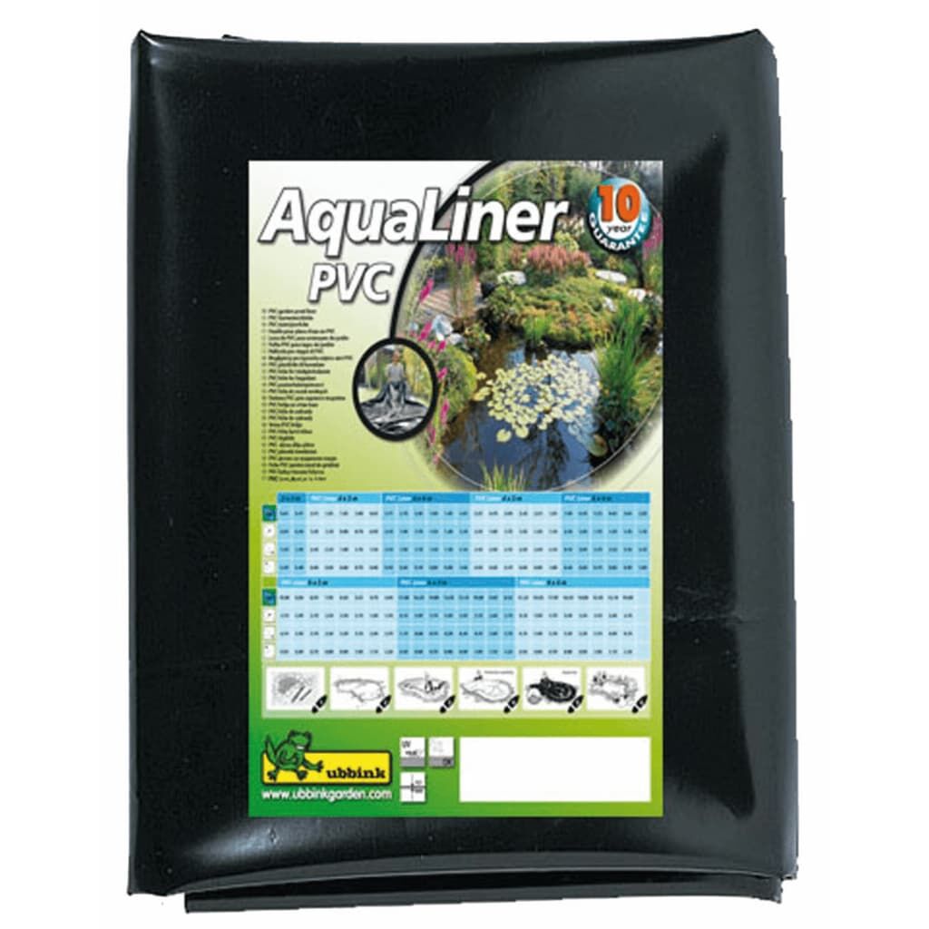 Ubbink Aqualiner Revestimiento Negro De Pvc De Estanque 6 X 5 M_1