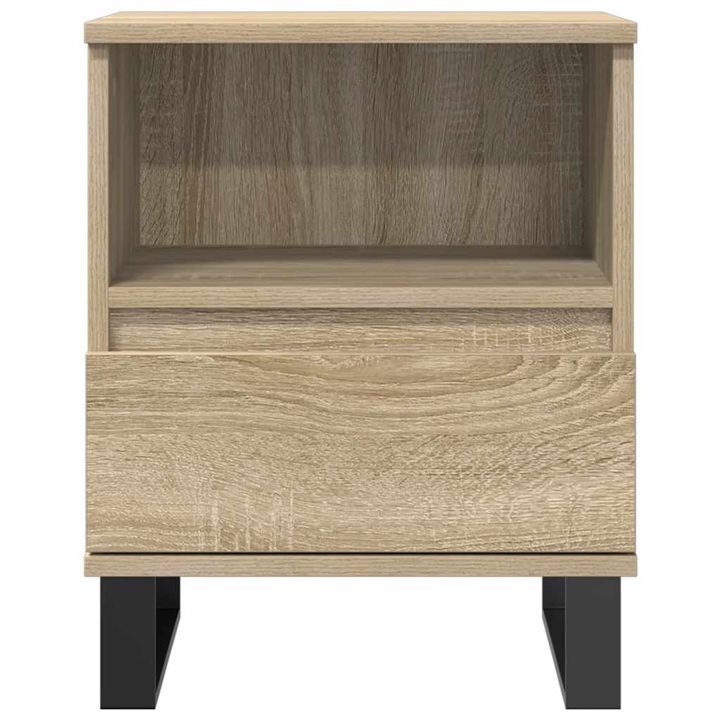 Mesitas Noche 2 Uds Madera Ingeniería Roble Sonoma 40x35x50 Cm_3