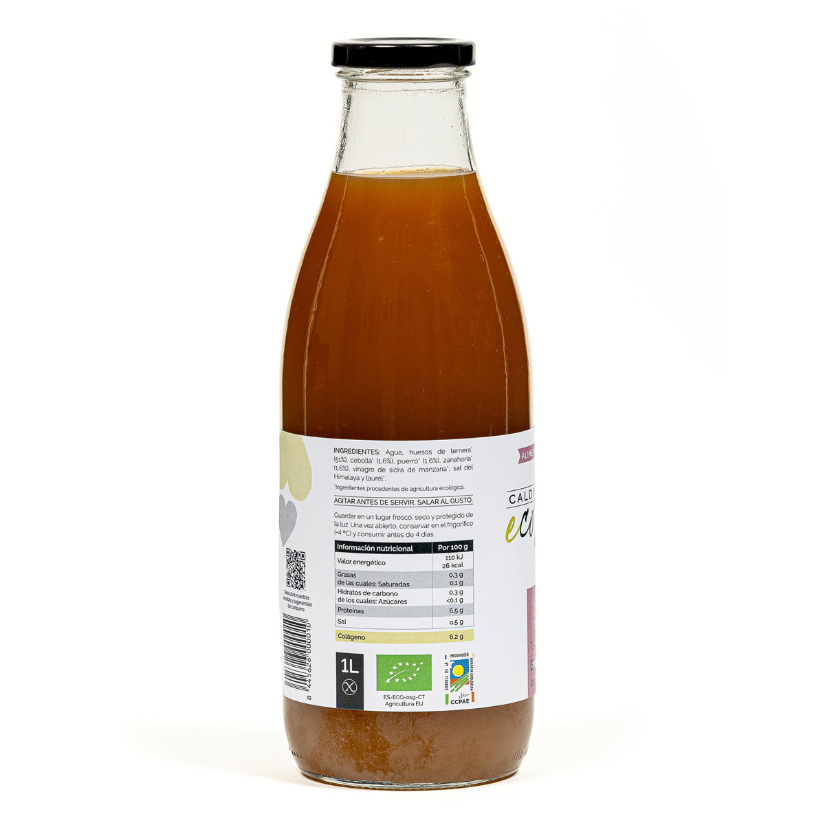 Caldo Huesos de Ternera con verduras ecológico Ecolagen 1L