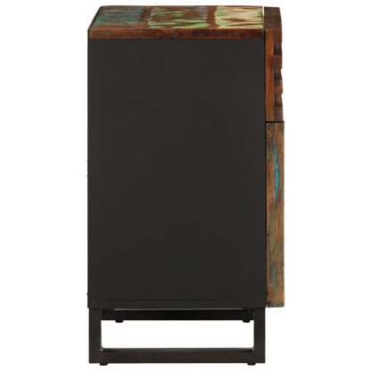Mesita De Noche Madera Maciza De Acacia 50x34x60 Cm_1