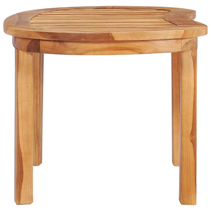 Mesa De Centro De Madera Maciza De Teca 90x50x45 Cm_1