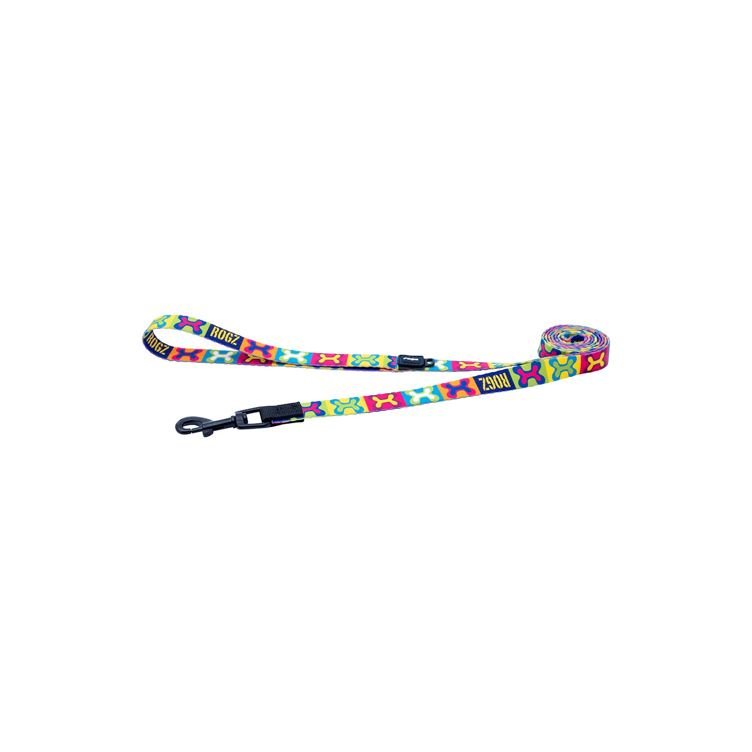 Correa Para Perro, Modelo Fusion De Rogz, Estampado Pop Art. Talla M (12-22kg)_1