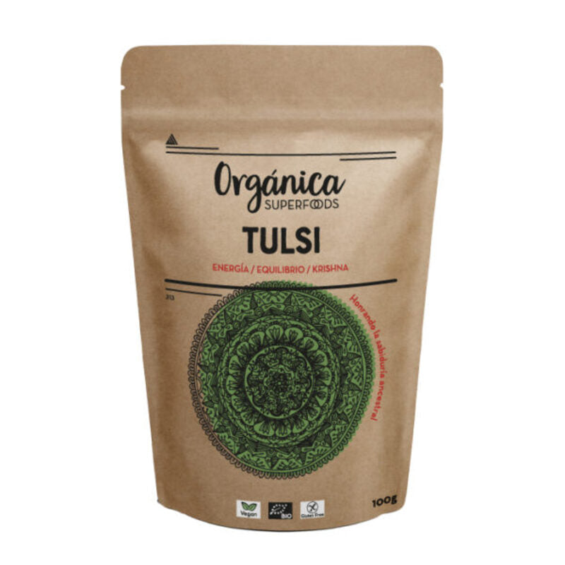 Tulsi Raw Sin Gluten Bio 100g_0