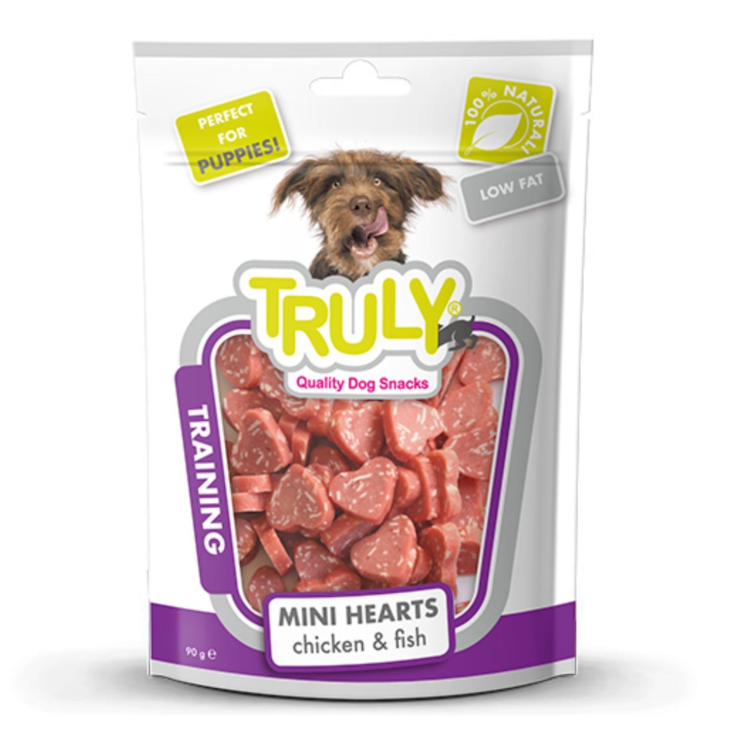 Snack Training Para Perro En Mini Corazones 12 Bolsas X 90 Gr_0