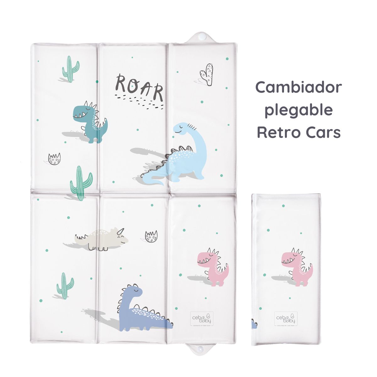 Cambiador Plegable Candy Andy Dino 60 X 40 Cm_3