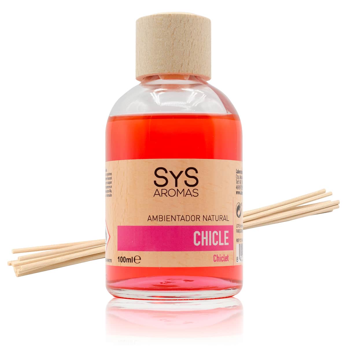 Ambientador Mikado Chicle SYS Aromas 100 ml | Aroma Dulce y Afrutado | Alegre_0