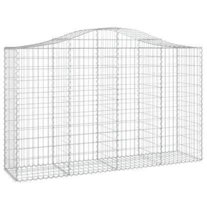 Cestas Gaviones 25 Uds Forma De Arco Hierro 200x50x120/140 Cm_2