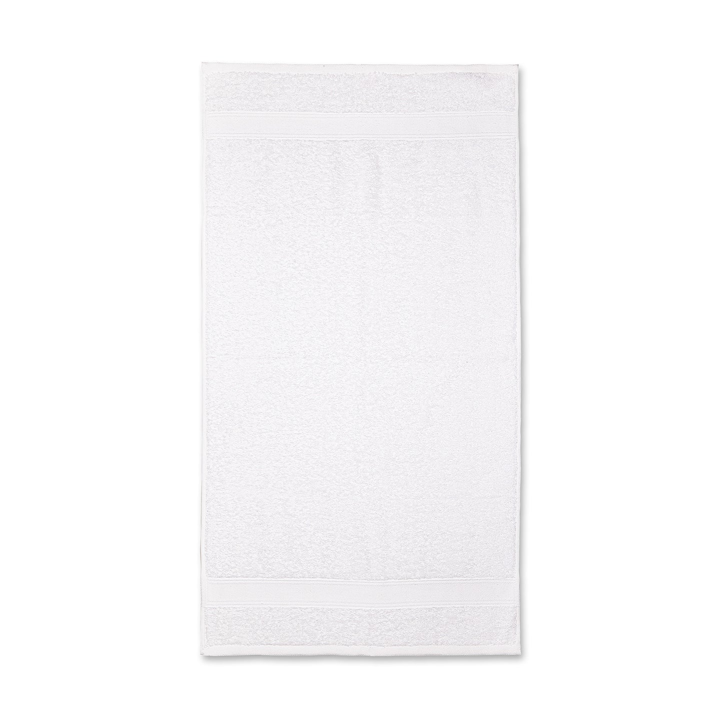 Toalla De Lavabo 100% Algodón Blanco 50x90 Cm._0