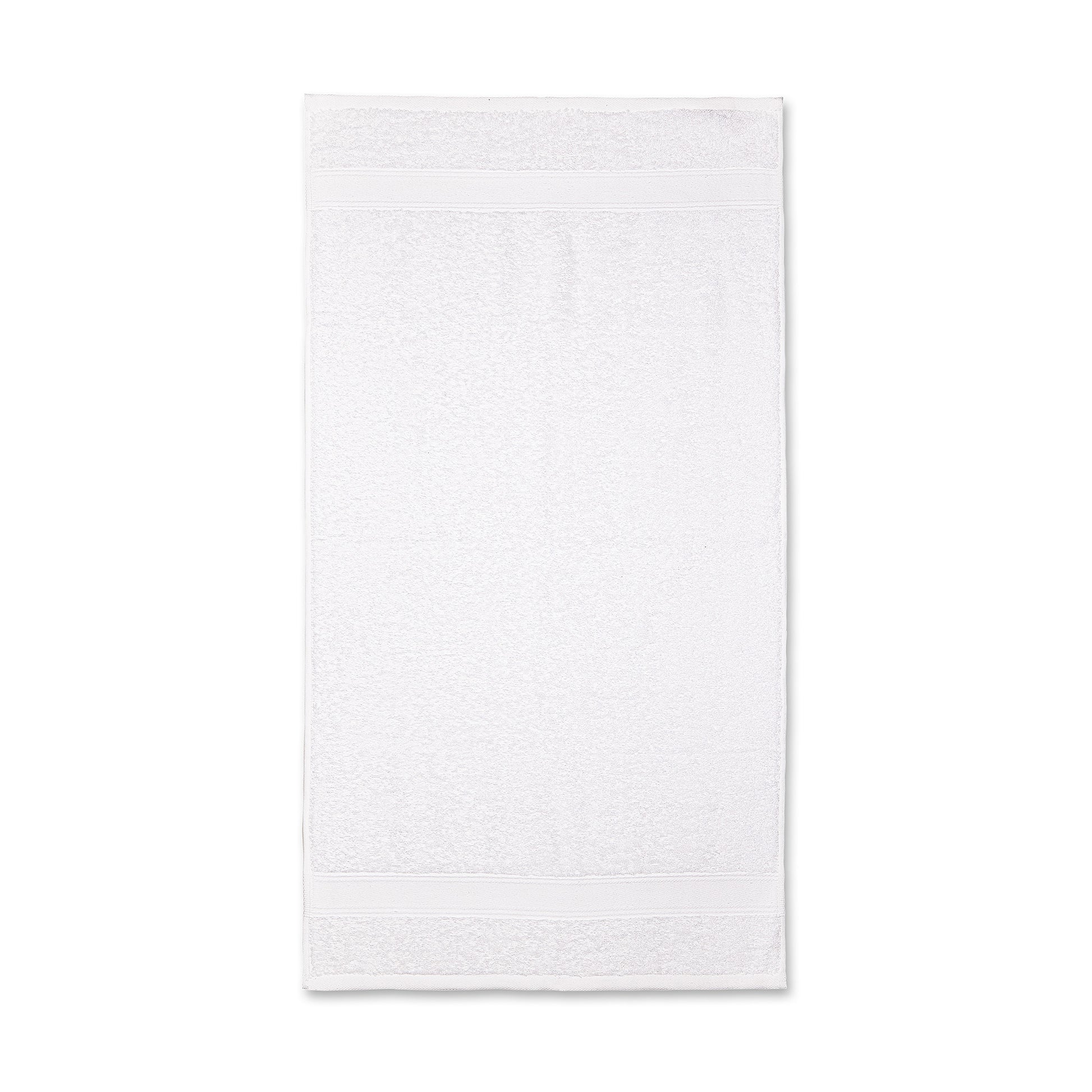 Toalla De Lavabo 100% Algodón Blanco 50x90 Cm._0